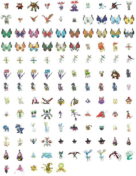 omega ruby pokemon list.